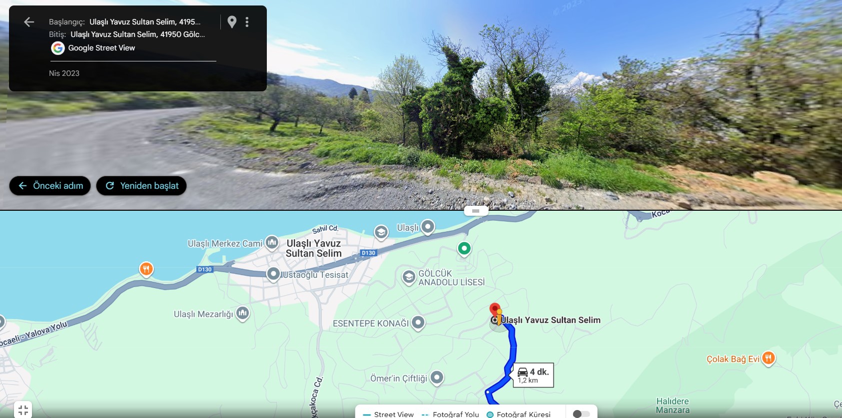 GEBMASTER'DAN GÖLCÜK ULAŞLI'DA VİLLAYA UYGUN SONSUZ DENİZ MANZARALI ARSA